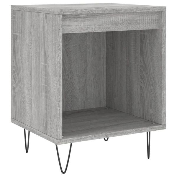 vidaXL Bedside Cabinets 2 pcs Grey Sonoma 40x35x50 cm Engineered Wood