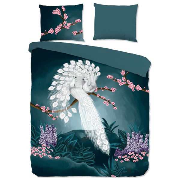 Good Morning Duvet Cover GENESIS 200x200 cm Petrol Blue