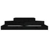 vidaXL Planter Black 112x112x27 cm Solid Wood Pine