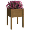 vidaXL Garden Planter Honey Brown 50x50x70 cm Solid Pinewood