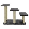 vidaXL Cat Tree with Sisal Scratching Posts Dark Grey 50.5 cm