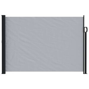 vidaXL Retractable Side Awning 300 x 140 cm Polyester Rectangular Grey