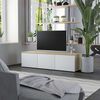vidaXL TV Cabinet White and Sonoma Oak 120x34x30 cm Engineered Wood