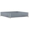 vidaXL Garden Planter Grey 100x100 cm Solid Wood Pine