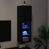 vidaXL TV Cabinet Set Black Oak 30.5 x 30 x 102 cm Engineered Wood