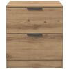 vidaXL Bedside Cabinet with Drawer 2 pcs Artisan Oak 45 x 39 x 50cm