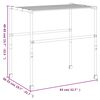 vidaXL Laundry Dryer 83x(50-55)x(40-85) cm Aluminium