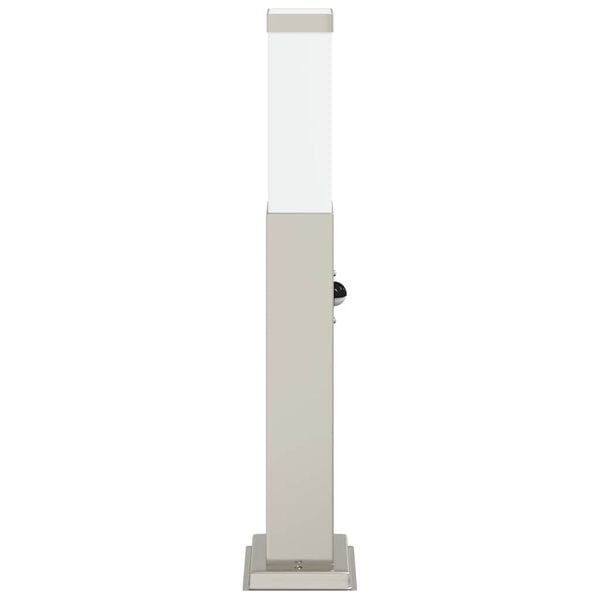 vidaXL Bollard Light with Sensor 50 cm Stainless Steel IP44