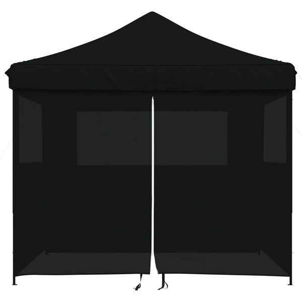 vidaXL Party Tent Folding Black 292 x 292 x 315 cm Oxford Fabric