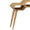 vidaXL Console Table Solid Mango Wood 90x35x76 cm