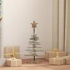 vidaXL Christmas Tree with Stand Brown 60 cm Solid teak wood