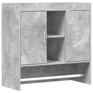 vidaXL Wall Shelf Wall-Mounted Concrete Grey 80 x 36 x 80 cm