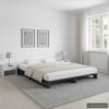 vidaXL Pallet Bed Frame without Mattress Grey 120x200cm Solid Wood