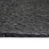 vidaXL Placemats 6 pcs Plain Dark Grey 38 cm Round Jute