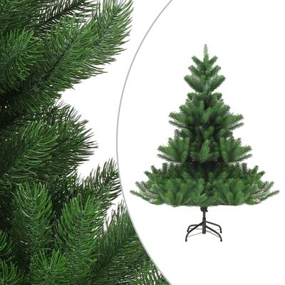 vidaXL Nordmann Fir Artificial Pre-lit Christmas Tree Green 240 cm