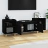 vidaXL TV Cabinet Black 160x35x55 cm Engineered Wood