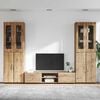 vidaXL TV Cabinet Set with Drawer FLORIN Artisan Oak Engineered Wood