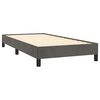 vidaXL Bed Frame without Mattress Dark Grey 90x190 cm Single Single Velvet