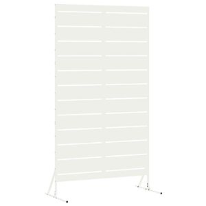 vidaXL Privacy Screen 100 x 50 x 180 cm Steel White