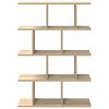 vidaXL Wall Cube Shelf 12 Compartments Sonoma Oak Engineered Wood