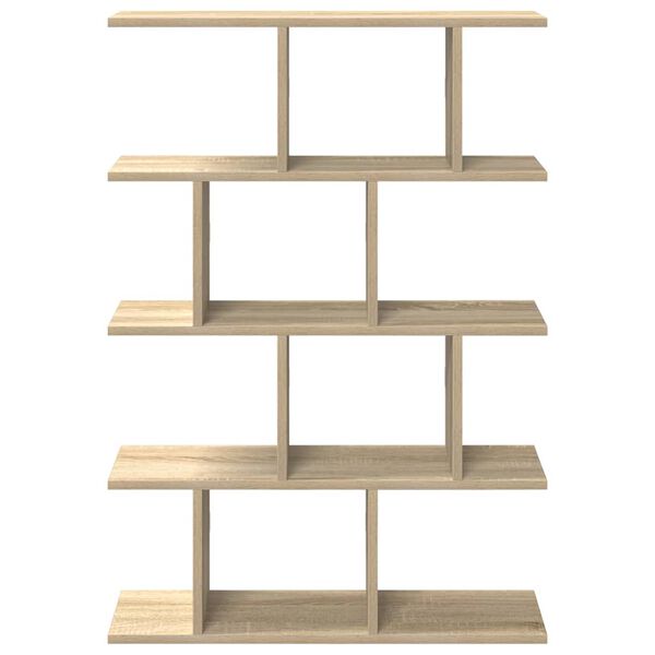 vidaXL Wall Cube Shelf 12 Compartments Sonoma Oak Engineered Wood