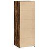 vidaXL Highboard Smoked Oak 45x41x124 cm Engineered Wood