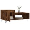 vidaXL Coffee Table Smoked Oak 100x50x45 cm Engineered Wood