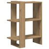 vidaXL Bookshelf Artisan Oak 52 x 25 x 71.5 cm Engineered Wood