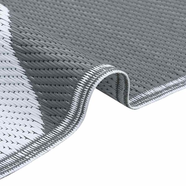 vidaXL Outdoor Rug ARAKIL Grey 300 x 400 cm PP