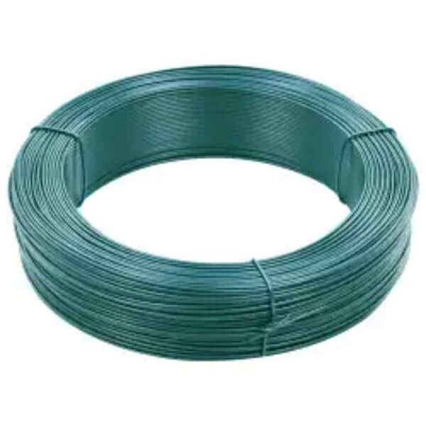 vidaXL Fence Binding Wire 250 m 1.6/2.5 mm Steel Blackish Green