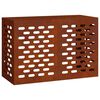 vidaXL Air Conditioner Cover Rusty 90 x 40 x 60 cm Weathering Steel