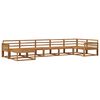 vidaXL Outdoor Sofa Set 7 pcs Natural Solid Acacia Wood