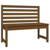 vidaXL Garden Bench Honey Brown 109 cm Solid Wood Pine