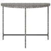 vidaXL Garden Table Grey 100x50x75 cm Poly Rattan