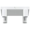 vidaXL Ceiling Spotlight White 26.5 x 26 x 11.5 cm Metal