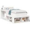 vidaXL Bed Frame without Mattress White 80x200 cm Solid Wood Pine