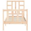 vidaXL Bed Frame without Mattress Small Single Solid Wood Pine