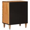 vidaXL Bedside Cabinet Natural 50 x 33 x 62 cm Solid Mango Wood