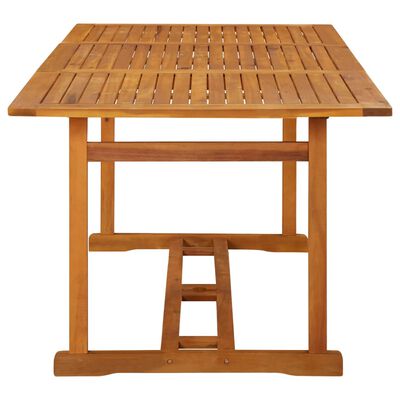 vidaXL Garden Dining Table 180x90x75 cm Solid Acacia Wood