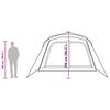 vidaXL Family Tent with Porch 9-Person Blue Quick Release