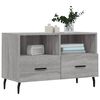 vidaXL TV Cabinet Grey Sonoma 80x36x50 cm Engineered Wood