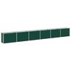 vidaXL Raised Garden Bed Green 480 x 40 x 55 cm cold-rolled steeel