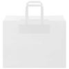 vidaXL Paper Bags 250 pcs with Handles White 32x17x25 cm
