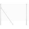 vidaXL Welded Wire Fence Ground Fix 50 x 1.5 m Galvanised Steel Silver