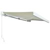 vidaXL Manual Cassette Awning 350x250 cm Cream