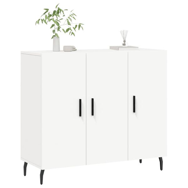 vidaXL Sideboard White 90x34x80 cm Engineered Wood