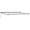 vidaXL Retractable Awning Manual Anthracite 450 x 300 cm