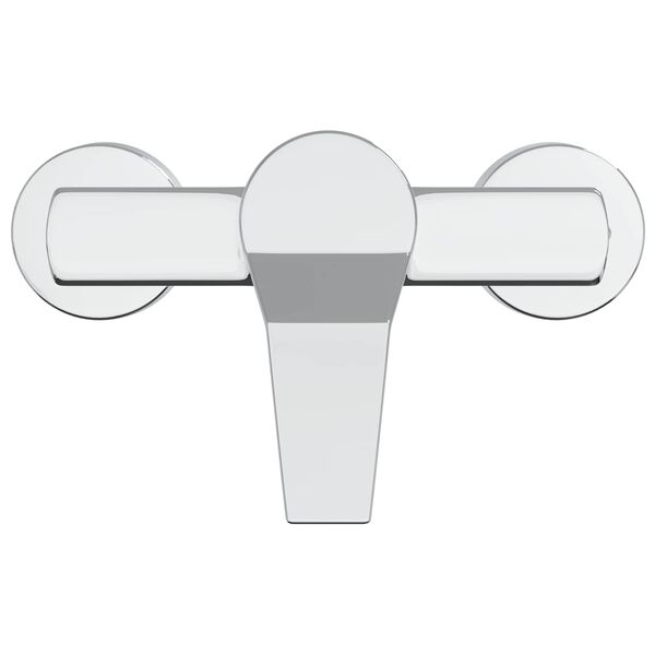 vidaXL Shower Mixer Tap Chrome G 1 / 2 inches Brass