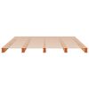 vidaXL Pallet Bed without Mattress Wax Brown 180x200 cm Super King Solid Wood Pine