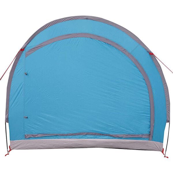 vidaXL Bike Storage Tent with Roof Blue 256 x 222 x 182 cm
